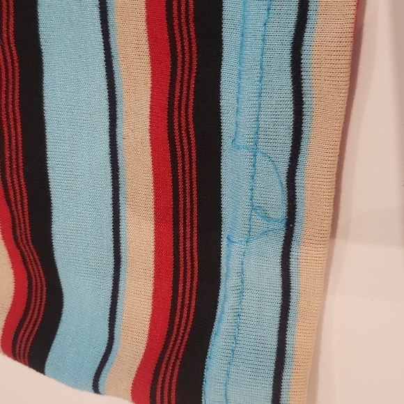 PLATINI Polo Golf Shirt Stripped Short Sleeve Men's Medium - Picture 10 of 12